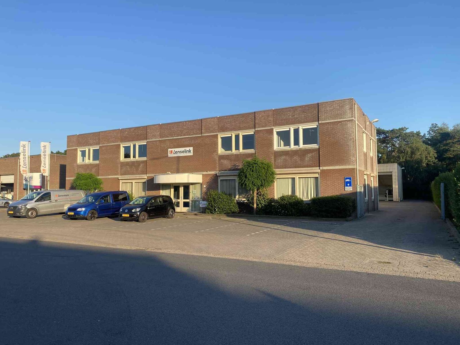 Het pand van Lenselink aan de Slootsekuilen in Beringe