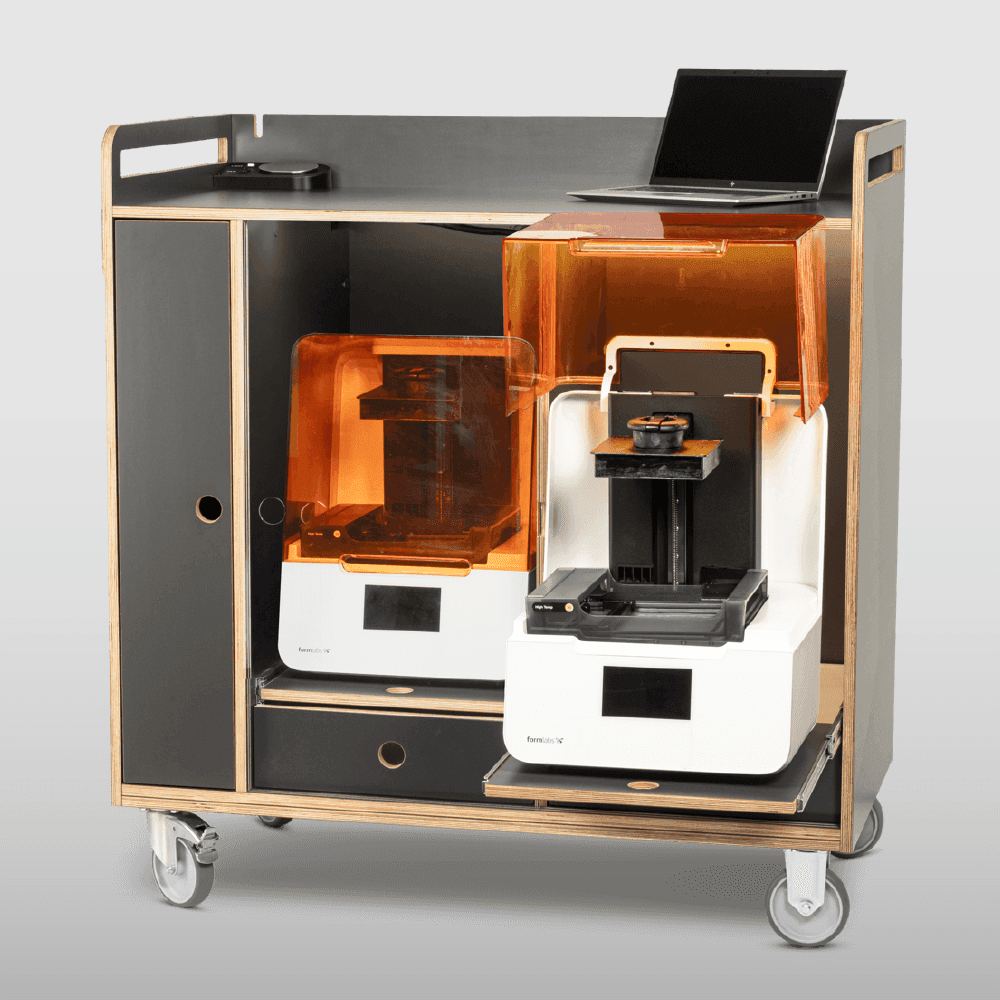 Lay3rs AM-Cart: verrijdbare kast met 3D-printers